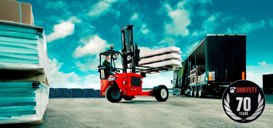 Moffett, the inventor of the truck-mounted forklift truck concept, celebrates its 70th anniversary this year.