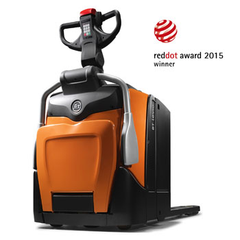 TMHE's BT Levio P-series powered pallet truck.