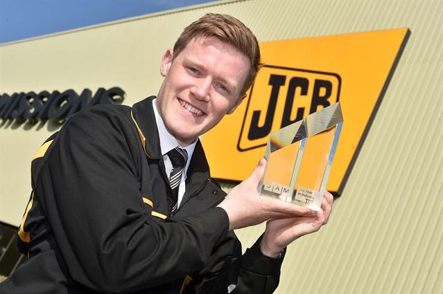 Dan Biggs pictured with his awards.