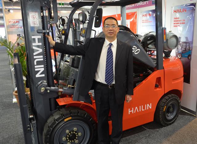 Hailin export director Hans Hao