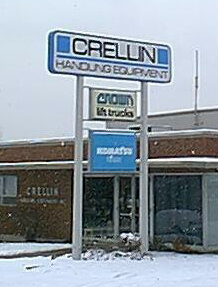 Crown has taken over by Crellin Handling Equipment's premises.