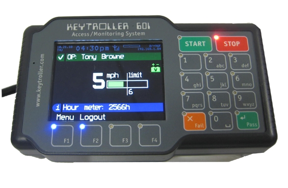 KEYTROLLER offers a variety of solutions for FORKLIFT speeding
