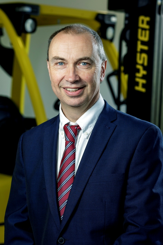 Matthew Allen, Solutions Manager Counterbalanced Product for Hyster.