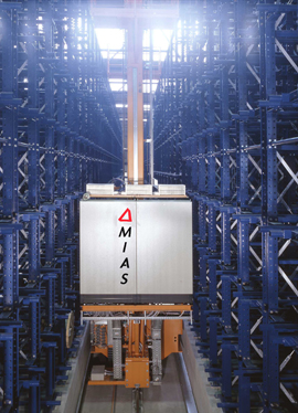 MIAS heavy-duty stacker crane