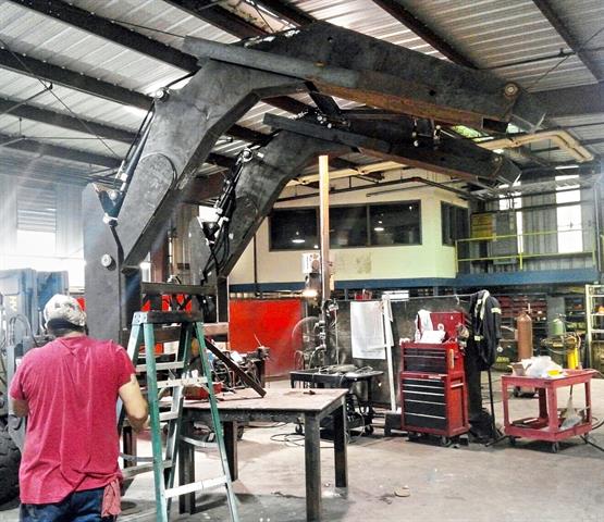 Full assembly of WPH-SW-HD-100 in cycle testing prior to paint.