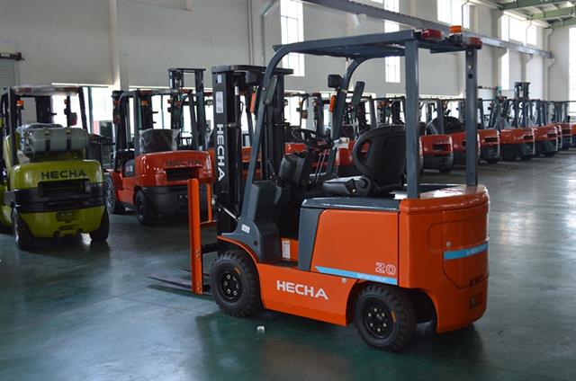 HECHA FORKLIFT begins production of new electric forklift truck model