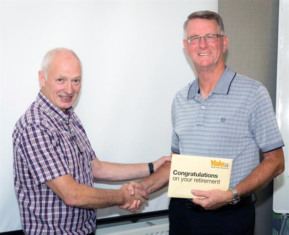 Dave Williams with senior product engineer Harry Kirkwood