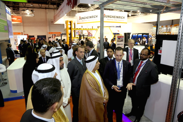 His Excellency Mattar Al Tayer, chairman of the board and executive director of the Dubai Roads and Transport Authority (RTA) opens Materials Handling Middle East 2015