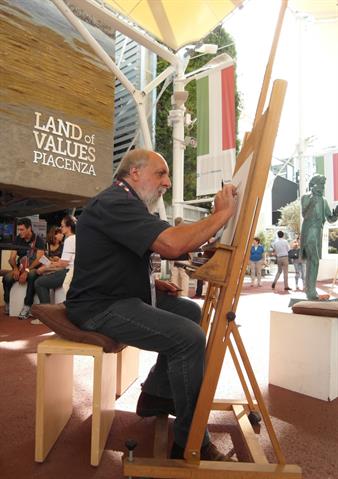 Artist Romano Bertuzzi