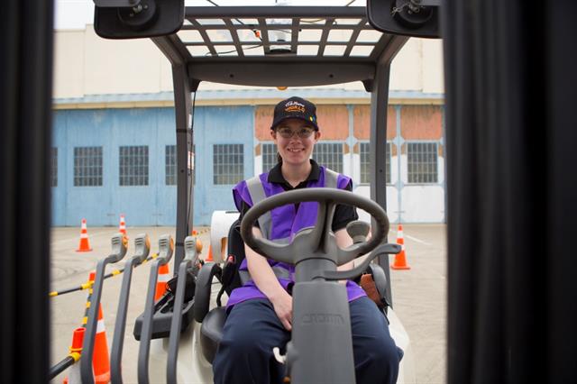 Finalist Penny, from the Cadbury team