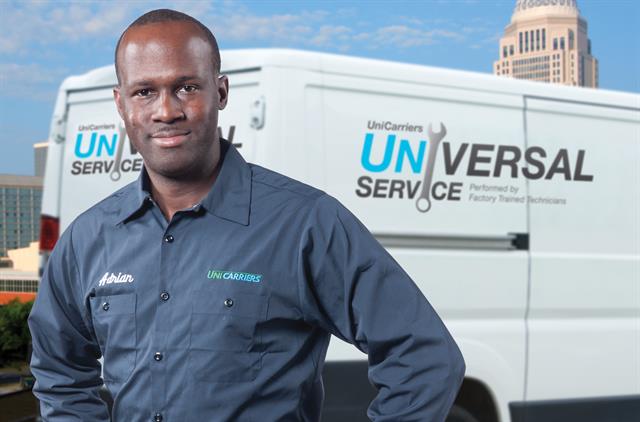 UniCarriers master technician Adrian McLaughlin