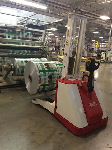 One of Weston's reel handlers