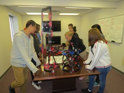Students on the tour