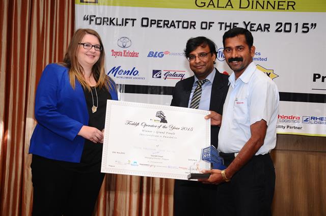 Toyota Kirloskar driver wins in India