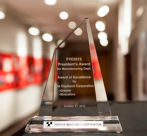 Raymond's quality assurance efforts are honoured