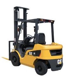 Customisations to the CAT DP25N forklifts include corrosion-resistant treatment, 360-degree rotators and side-shifters.