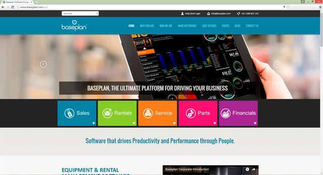 Baseplan Software Website Launch