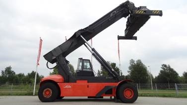 Linde 4531TL, YEAR 2010, 45T Laden Reach Stacker 5-High.