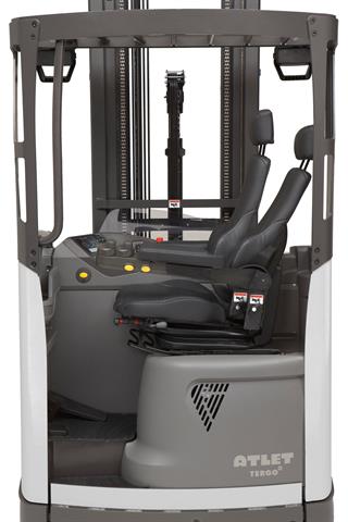 The Tergo forklifts have a backrest that can be tilted backwards by up to 18 degrees.