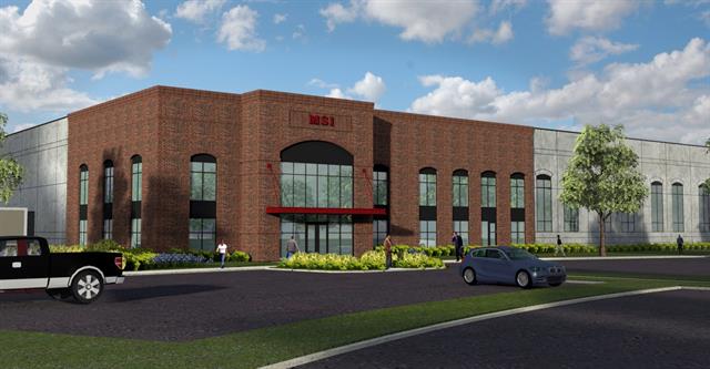 An artist's impression of the MSI-Forks expansion.