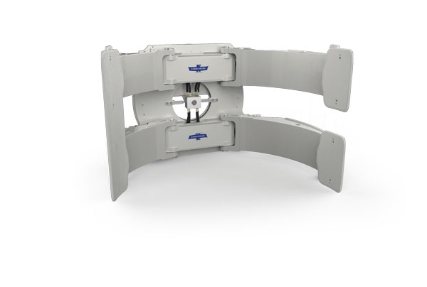 Cascade's new 42H Paper Roll Clamp exceeds in rotation speed and visibility.