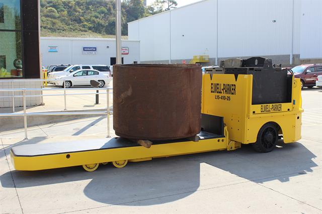 A new Elwell-Parker L15 platform truck engineered by H&K Equipment.