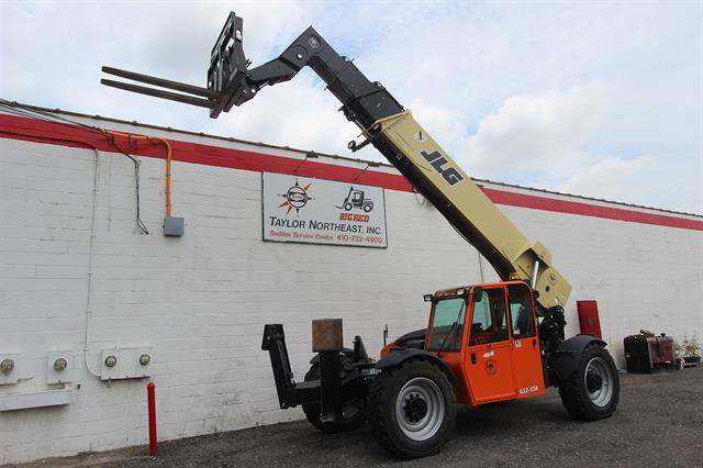 A JLG G12-55A telehandler at one of H&K Equipment's sister companies in Baltimore.