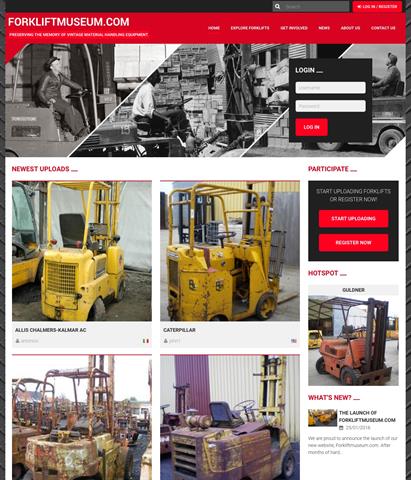 forkliftmuseum.com: a meeting place for and by forklift fans