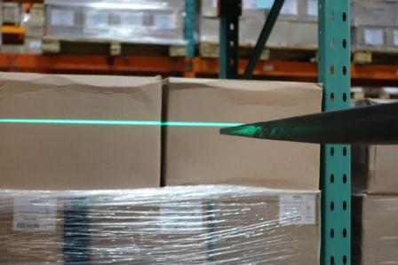 Real Las is a laser alignment product that displays a visible laser beam on the racking