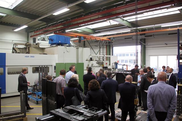 The international visitors visited the MEYER factory