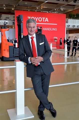 Matthias Fischer, president and CEO of Toyota Material Handling Europe