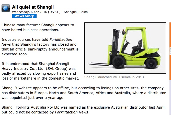 Flashback: trouble at Shangli