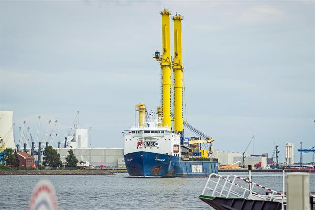 Two Liebherr LHM 800 mobile harbour cranes headed for Uruguay