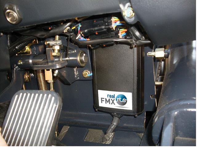 Real FMX installed on a forklift