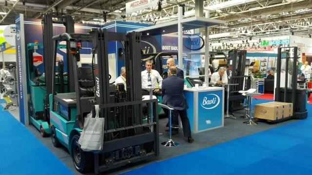 The Baoli reach truck received its premiere at the IMHX