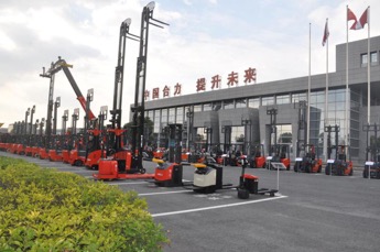 New products on show in Hefei.