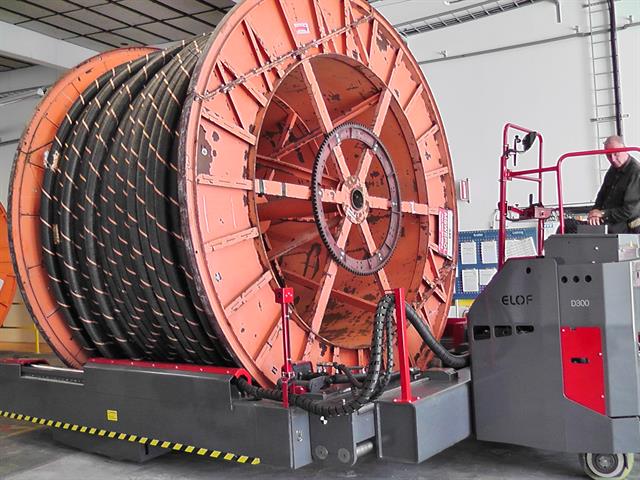 Heavy load handling indoors ... without a counterbalance