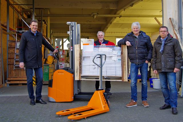 STILL hands over a truck to Children in Need