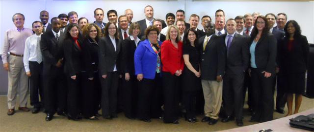 The graduates at the end of the program.