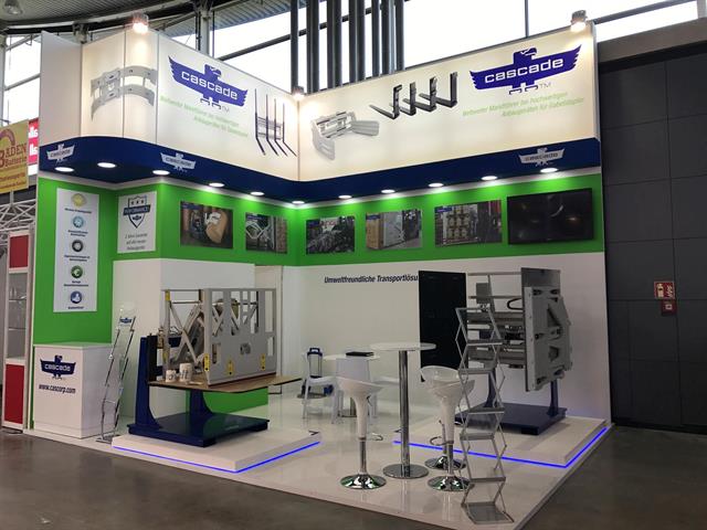 Cascade's booth at LogiMat