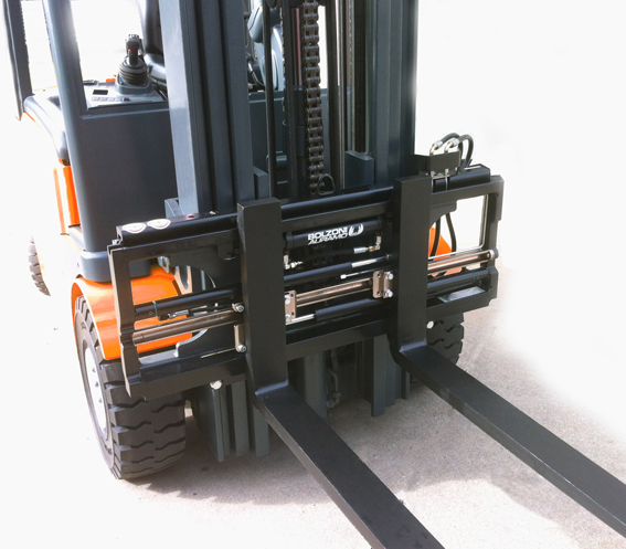 MZ Series Fork Positioner in application