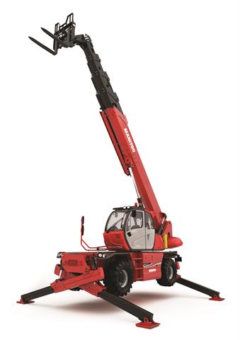 One of Manitou's new rotating telehandles