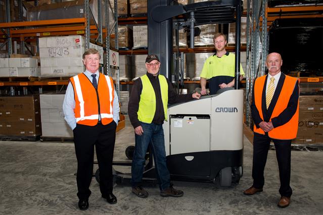 Dennis Ogden and his team with some of NMM's Crown fleet.
