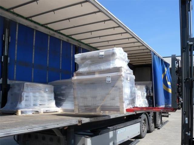 Loading and unloading of vehicles from one side is remarkably time-saving.
