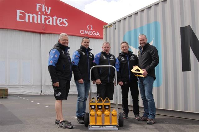 BISON in action at the 35th America's Cup