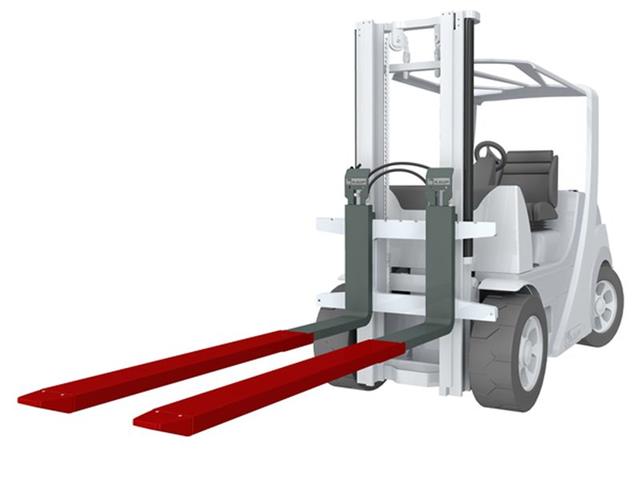 KAUP's new Telescopic Forks T180CT are designed with hydraulic synchronism.