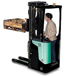 Mitsubishi SBR 12-20N stand on stacker