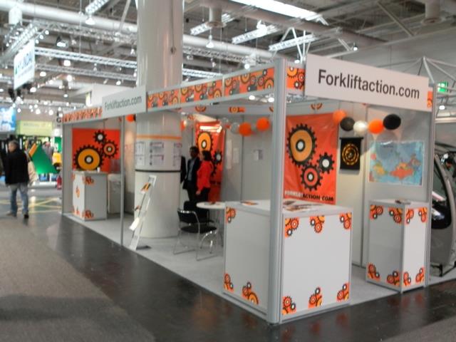 Forkliftaction.com's stand
