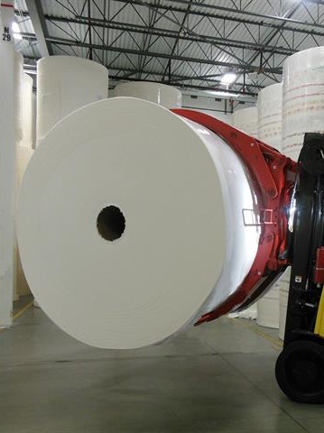 Typical large diameter Tissue Paper Roll.