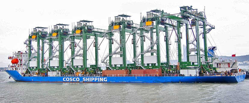 Noell RTGs on their way to Bharat Mumbai Container